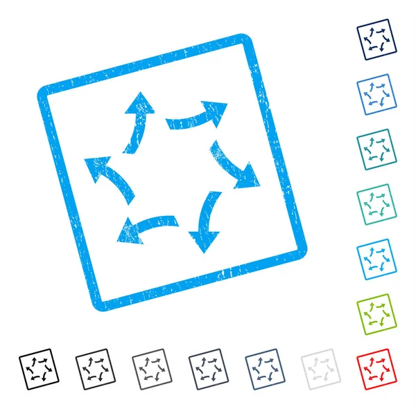 Santrifüj okları simge kauçuk filigran