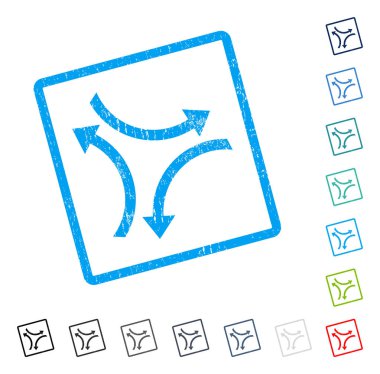 Exchange okları simge kauçuk filigran