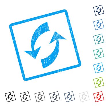 Exchange okları simge kauçuk filigran