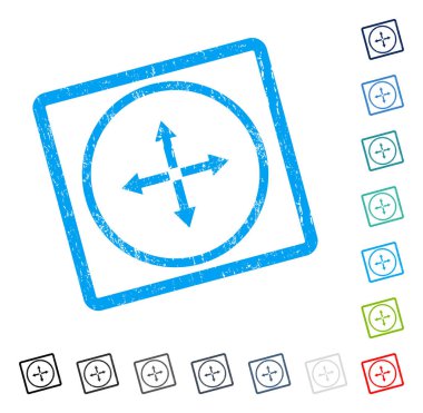 Genişletin okları simge kauçuk filigran