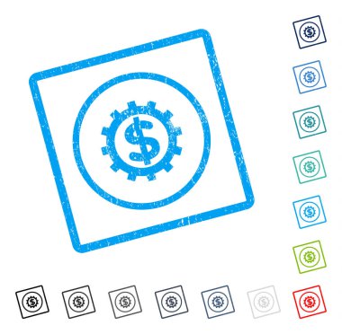 Finans sektöründe simgesi kauçuk filigran