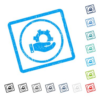 Servis simge kauçuk filigran