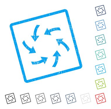 Girdap okları simge kauçuk filigran