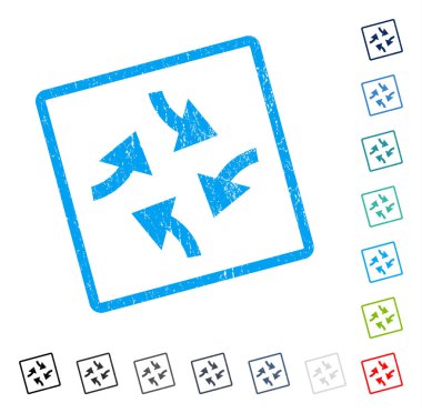 Girdap okları simge kauçuk filigran