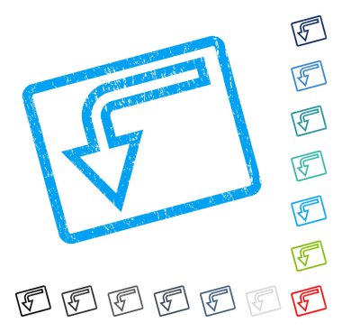 Simge kauçuk filigran çevirmek