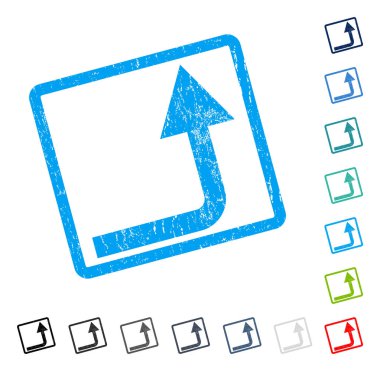 İleriye doğru simge kauçuk filigran açmak