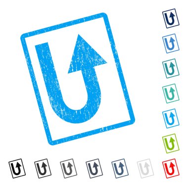 İleriye doğru simge kauçuk filigran açmak