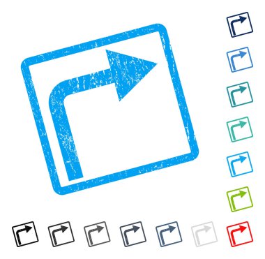 Sağ simge kauçuk filigran açmak