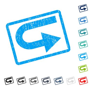 Sağ simge kauçuk filigran açmak