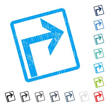 Sağ simge kauçuk filigran açmak