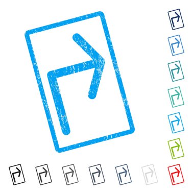 Sağ simge kauçuk filigran açmak