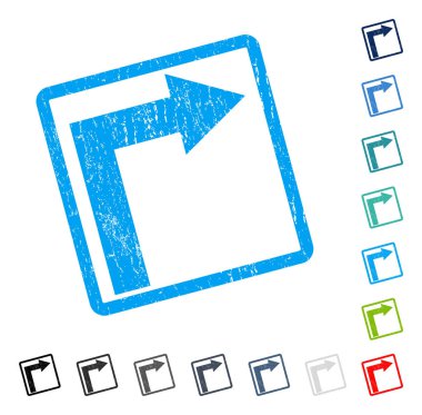 Sağ simge kauçuk filigran açmak