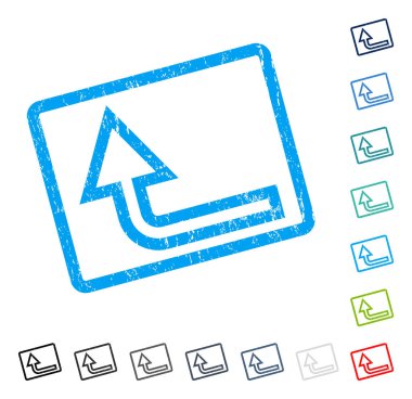 Simge kauçuk filigran çevirmek