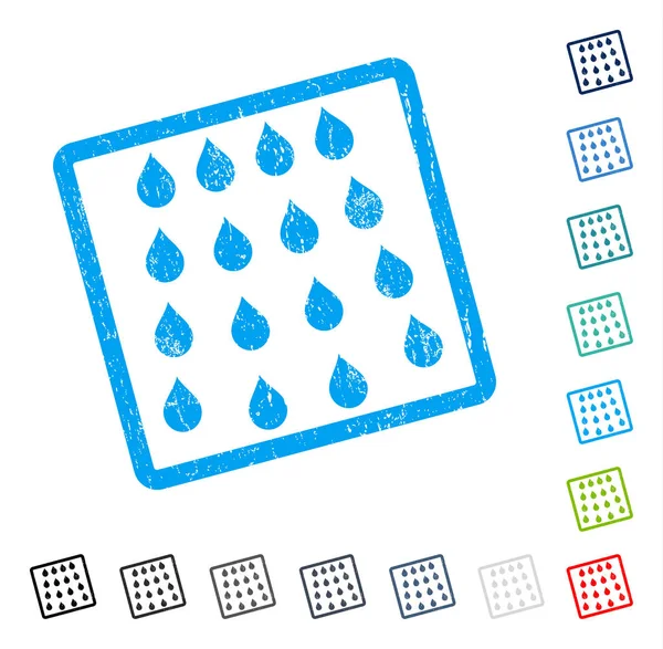 Damla simgesi kauçuk filigran