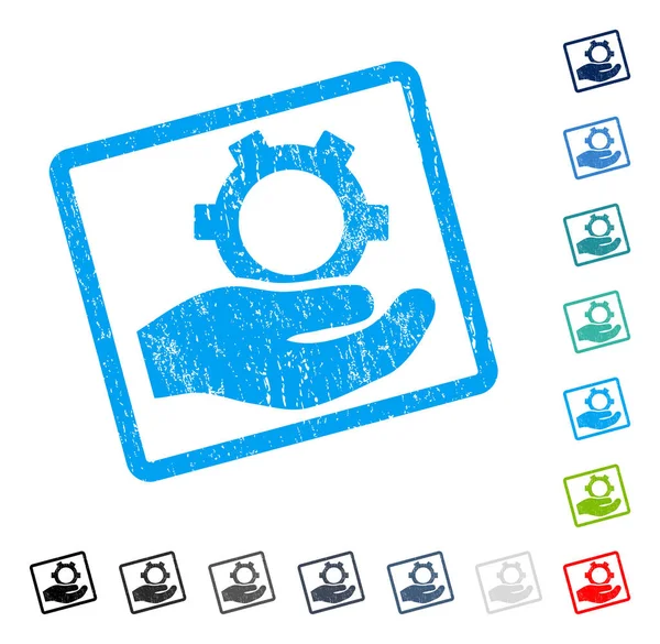 Mühendislik hizmeti simge kauçuk filigran