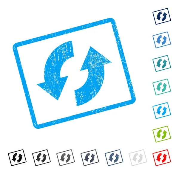 Exchange okları simge kauçuk filigran