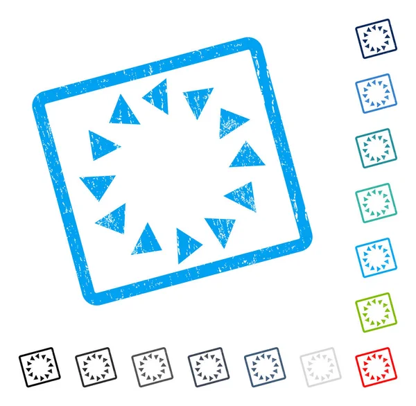 Saatin tersi yönde simgesini kauçuk filigran döndürmek