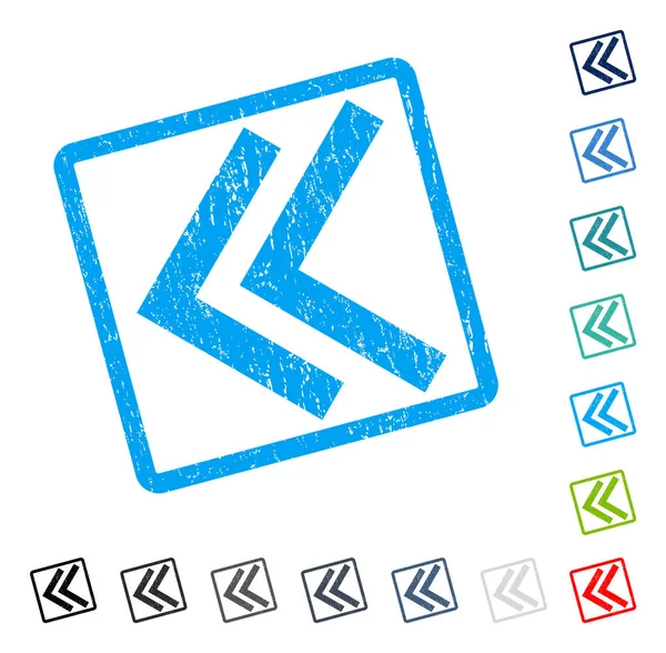 Shift sol simgesi kauçuk filigran