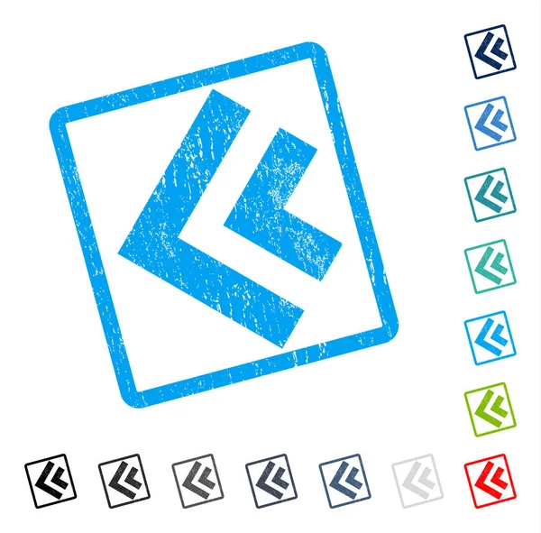 Shift sol simgesi kauçuk filigran