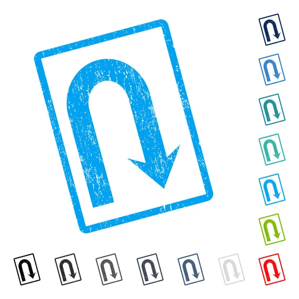 Simge kauçuk filigran geri çevirmek