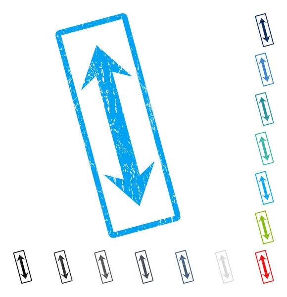 Dikey Çevir simgesi kauçuk filigran