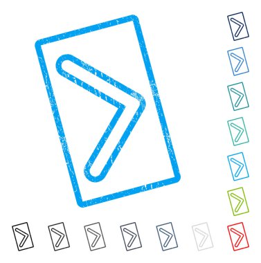 Ok ucu sağ simge kauçuk filigran