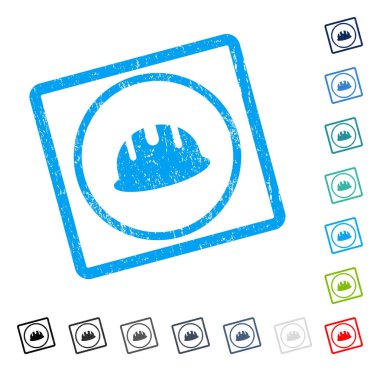 Oluşturucu işçisi simgesi kauçuk filigran