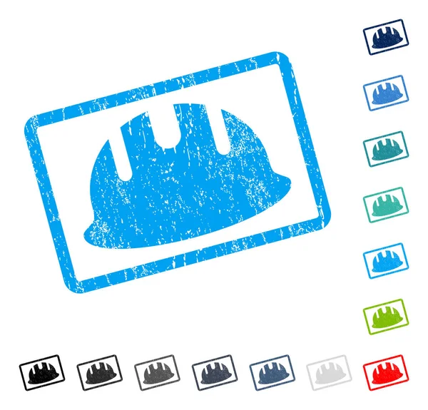 Oluşturucu işçisi simgesi kauçuk filigran