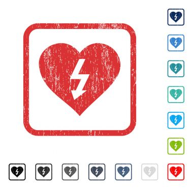 Güç aşk kalp simgesi kauçuk filigran