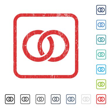 Alyans simgesi kauçuk filigran