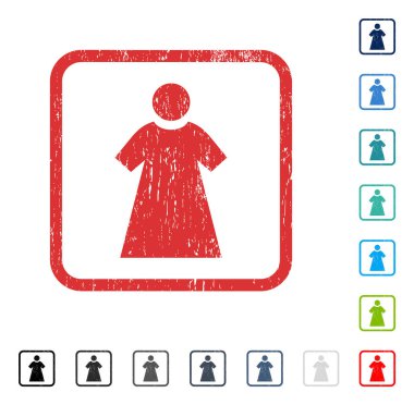 Kadın simgesi kauçuk filigran