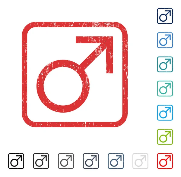 Mars erkek sembol simge kauçuk filigran