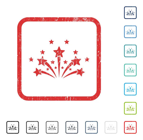 Yıldız Fireworks simgesini kauçuk filigran