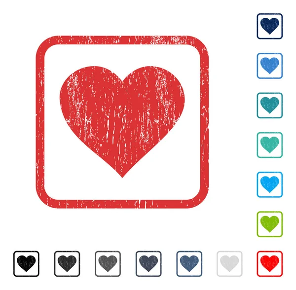 Sevgililer kalp simgesi kauçuk filigran