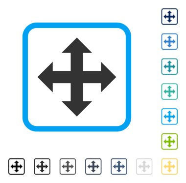 Çerçeveli vektör simgesini genişletin