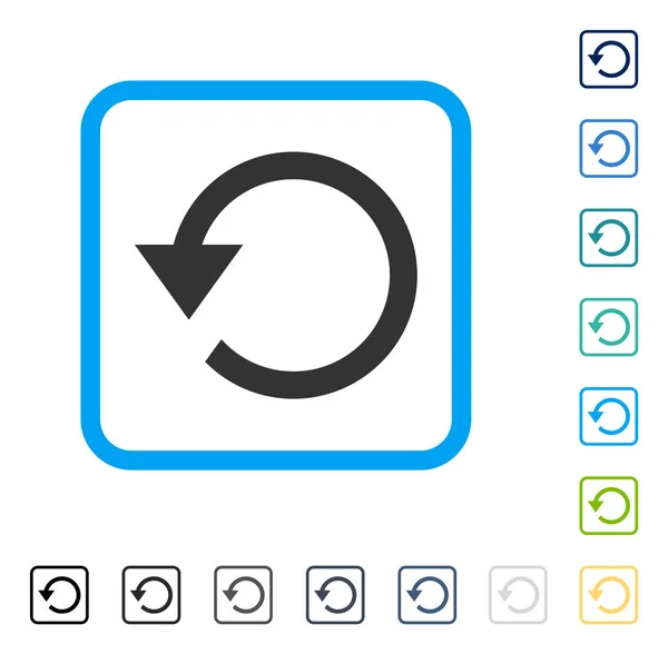 回転 Ccw フレーム ベクトルのアイコン — ストックベクタ