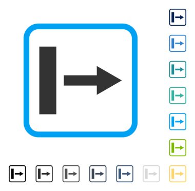 Çekin şu vektör simge çerçeveli