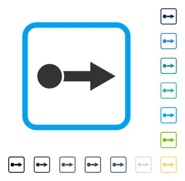 Çekin şu vektör simge çerçeveli