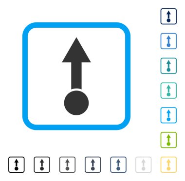 Çerçeveli vektör simge çekin