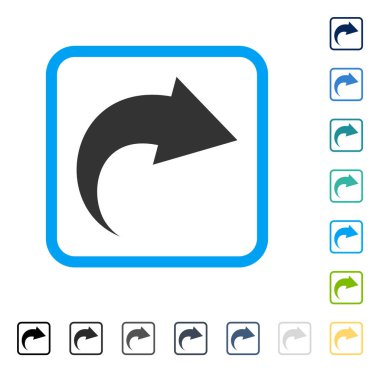 Çerçeveli vektör simge Yinele