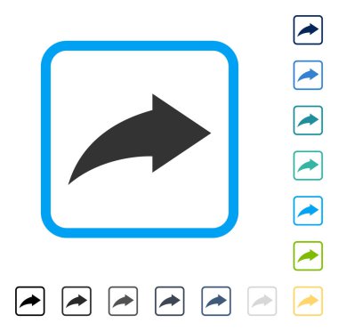 Çerçeveli vektör simge Yinele