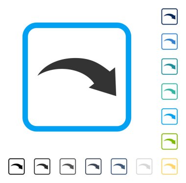 Çerçeveli vektör simge Yinele