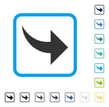 Çerçeveli vektör simge Yinele