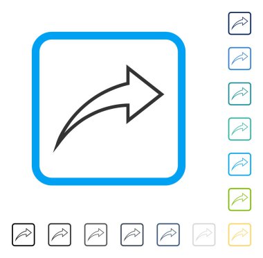 Çerçeveli vektör simge Yinele