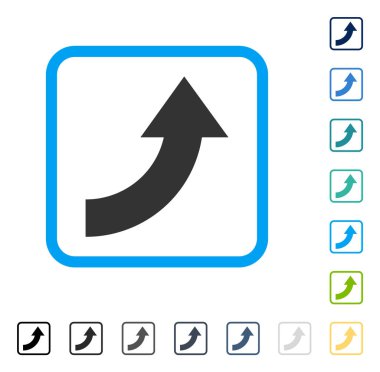 Çerçeveli vektör simge Döndür