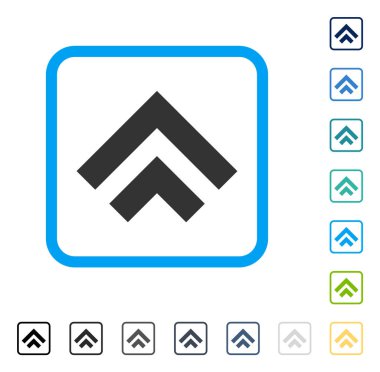 Çerçeveli vektör simge kayması