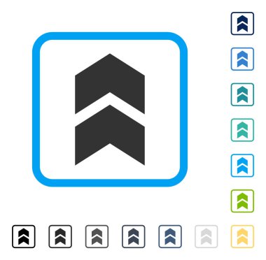 Çerçeveli vektör simge kayması