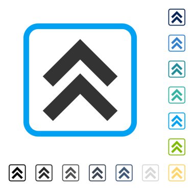 Çerçeveli vektör simge kayması