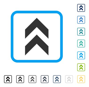 Çerçeveli vektör simge kayması