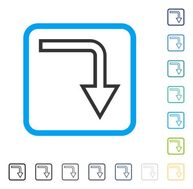 Çerçeveli vektör simge açmak